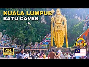 Batu Caves 2025 Walkthrough 🇲🇾 | Stunning Murugan Temple in Kuala Lumpur | 4K