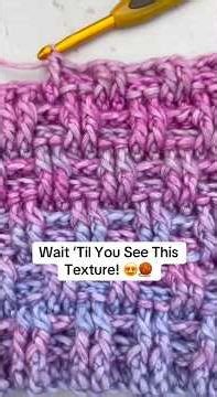Learn the Mini Basketweave Stitch in Under 3 Minutes! 🧶✨