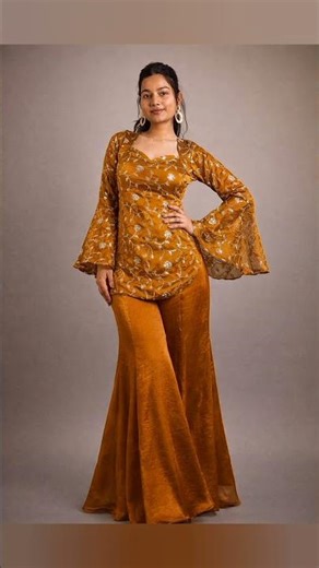 Most beautiful tunic plazo dresses ideas #fashion #2million #dress #newdesign