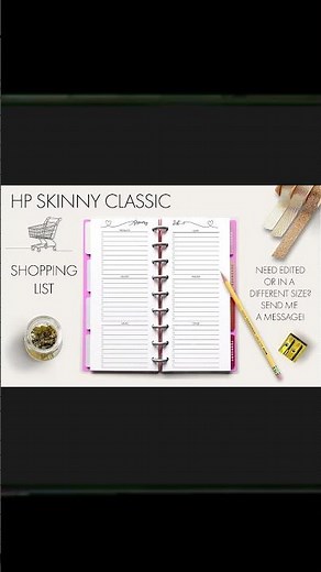 Skinny Classic Shopping List 2