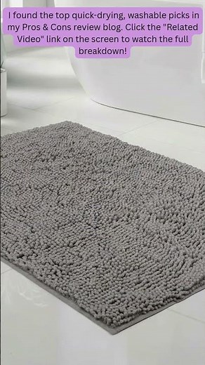 Top 5 Best NON-SLIP Bath Mats (Safe & Secure Bathroom Rugs)