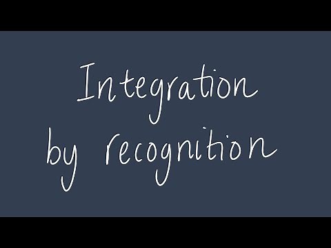 Integration by recognition | Unit 3 and 4 VCE Maths Methods