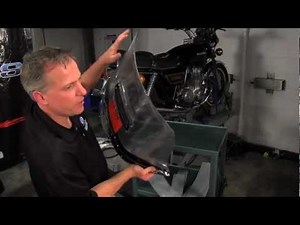 How to Install the HD Chrome Strip Road Glide Mounting Kit | Clearview | Motorcycle Windshields