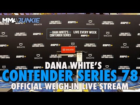 Dana White's Contender Series 78 official weigh-ins | Live from Las Vegas