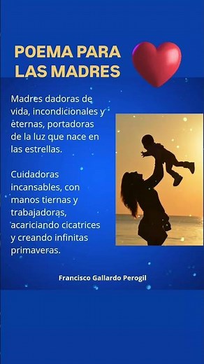 Poema para las Madres, con Amor y Alma ❤️#poesia #alma #amor #love #poemas