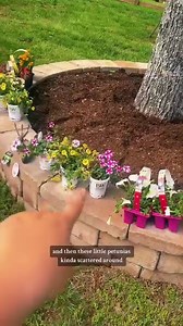 614K views · 22K reactions | Tree Flower Bed✅ | Katie Van Slyke | Facebook