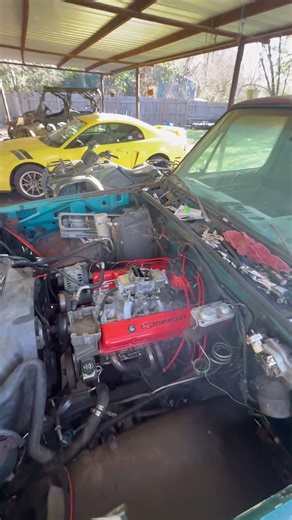 Aluminum headed sbc 400 open headers