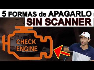 5 formas de APAGAR la luz CHECK ENGINE sin scanner en cualquier carro FÁCIL y Gratis 2024