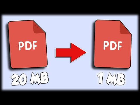 How To Compress A PDF File | Reduce PDF File Size