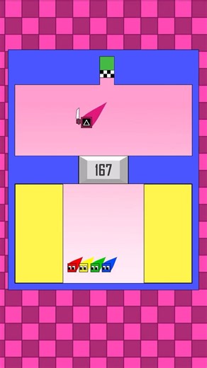 square race 🟥🟦🟩🟨 #squarerace #satisfying #shorts