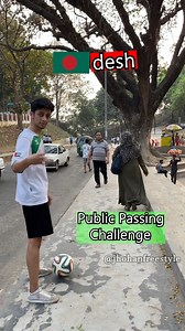 9.6M views · 139K reactions | Been watching a lot of 'public passing challenge' videos on instagram and tiktok done by many freestylers from different parts of the world. So I wanted to take my shot at it and see how the public reacts when it's done in Bangladesh. And this is how it turned out  #jhohanfreestyle #publicpassingchallenge - Follow me on Instagram: https://www.instagram.com/jhohanfreestyle | Ashraful Islam Jhohan | Facebook