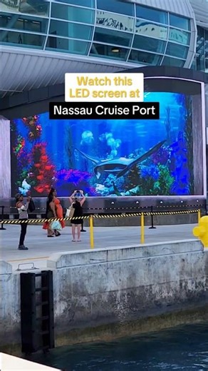 Nassau Cruise Port LED Screen
