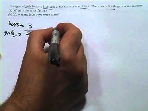 Using a Scale Factor to Solve Ratio Problems