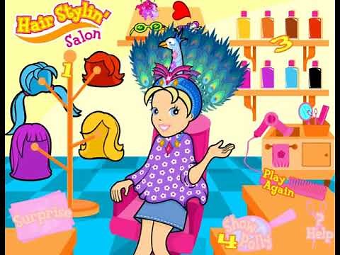 Polly Pocket Hair Stylin' Salon (Old browser game)
