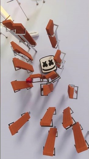 Shockwave by ‪@marshmello‬ Marble Music #satisfying #relaxingsounds #asmr