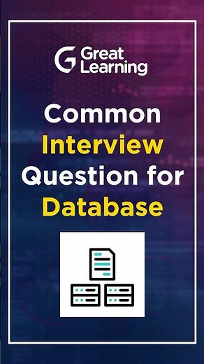 Common #Interview Question for #database