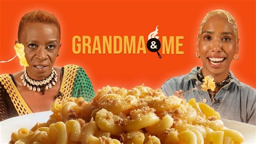 Welcome to the first ever generational swap (featuring a very familiar face)? What team are you on, Millennial or Boomer? #grandma #generations #macandcheese #food #foodswap #millennialvsboomer #millennials #boomers #generations #familyrecipe #macandcheeserecipe #blackculture #grandmaandme #cocoabutter | BuzzFeed