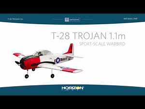 ParkZone T-28 Trojan 1.1m PNP and BNF Basic