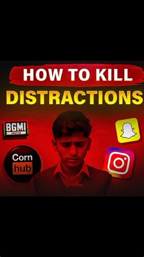 How to Kill Distraction & Increase Focus? #study #shorts #motivation #distraction