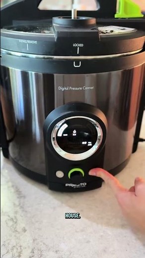 If you can press a button, you can pressure can- #pressurecanning #canningandpreserving