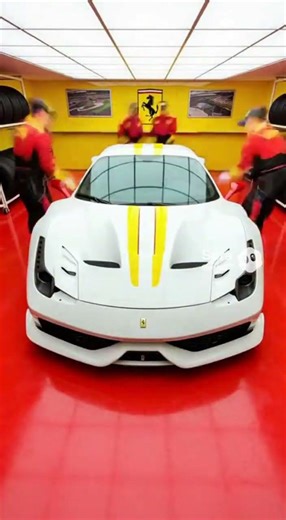 restoring a completely burnt and destroyed Rosso Scuderia Ferrari 458 Speciale