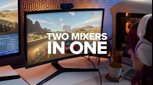 Roland BRIDGE CAST Dual Bus Gaming Mixer in Ice White | Pro Audio Streaming Interface and Mixer for Online Gamers | 32-Bit Hardware DSP | USB-C Windows and Mac Connectivity | XLR Input for Microphones