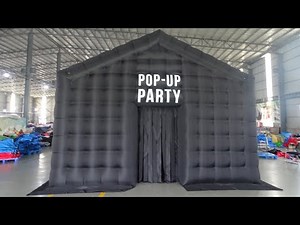 how to inflate and pack the inflatable nightclub tent?