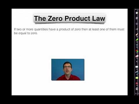 Common Core Algebra I.Unit #8.Lesson #6.The Zeroes of a Quadratic