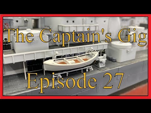 1:200 Scale Missouri by Trumpeter Build Video 27