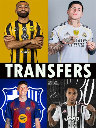 Transfers Football News ⚽️ in Summer 2026 🔥#barcelona #realmadrid #sportstiktok #fyp #football