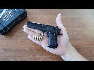 Alloy Empire Desert Eagle Pistol Unboxing 2023 - Mini Shell Ejection Toy Gun in 1:2 Scale