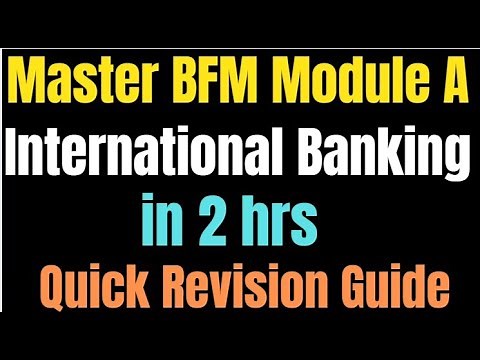 "BFM Module A Simplified: Quick Revision with Bullet Points Explained! International banking