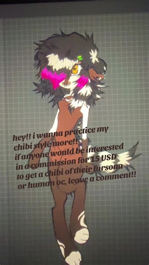I wanna practice my chibi style!! if you are interested in a commission please contact me! the first character is a finished flat colored example, similar to what you would receive of your character!! #commission #commissionsopen #artcommission #furry #furryart
