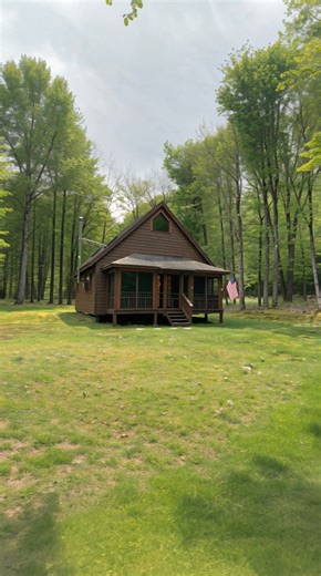 1.2K views · 14 reactions | 7 Acres of Land with a Rustic Beam Cabin — $135,000 | Creative Cabins | Facebook