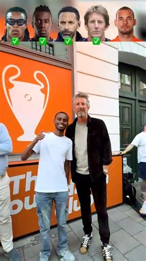 Do You Know All The Players I Met In This Video? 🤔 #football #legends Thanks justeattakeaway 🧡 | Chatmo