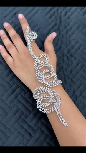 Bridal Jewellery on Instagram: "Western jewellery #handcuff #designerjewellery #3200"