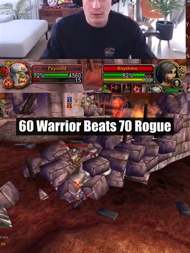 Payo Defeats Level 70 Rogue as a Level 60 Warrior