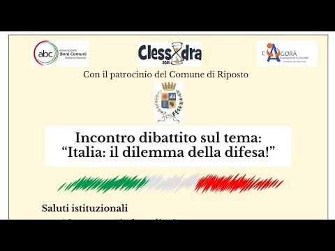 Italia: il dilemma della difesa - Conferenza organizzata da Clessidra in collaborazione con Polivoxx