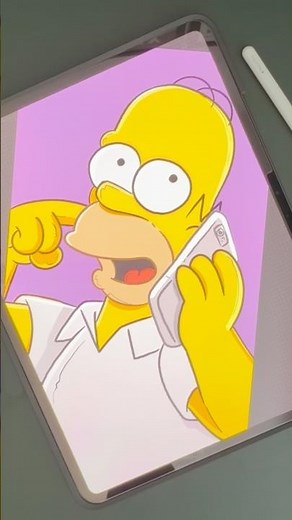 How we DRAW Homer! 🙌