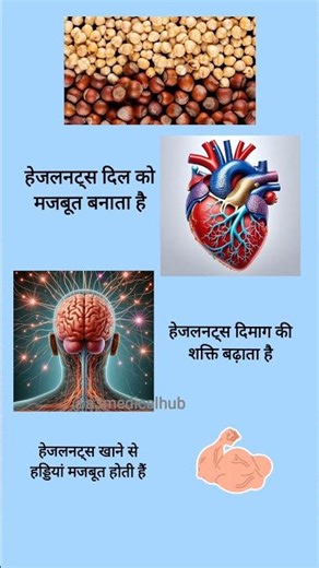 हेज़लनट्स खाने के फायदे | hazel nuts benefits #shorts #hazelnuts #shortsfeed #health #facts