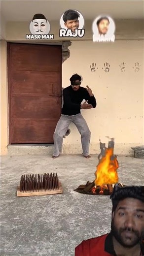 Bina dekhe fire ke uppr FLIP#challenge #jump