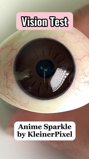 Anime Sparkle Series Vision Test: Uniqso Contact Lenses