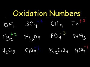 How To Calculate Oxidation Numbers - Basic Introduction Video Lecture - MCAT
