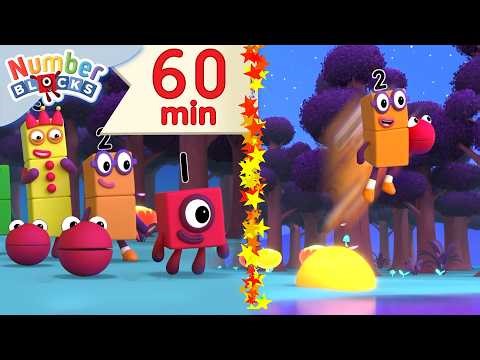 Leap Blob Fun and Games | Learn to Count for Kids | Number Cartoon | Numberblocks