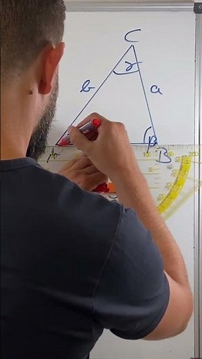 Planfigur Dreieck Konstruktion SWS #mathematik #maths #mathctober #einfacherklärt #danieljung