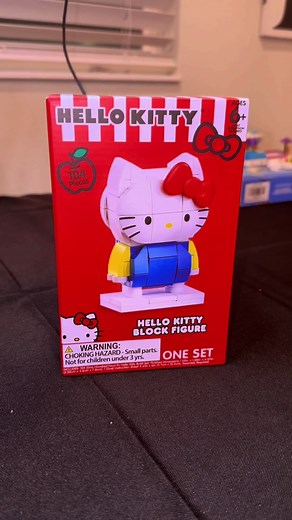 Watch us build this super cute Hello Kitty Block figure! 🎀❤️ #sanrioaesthetic #fyp #hellokitty #building #sanriostuff #fivebelow #sanriogirl #sanriotiktok #hellokittylover