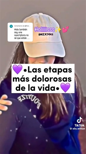 💜LAS ETAPAS MAS DOLOROSAS DE LA VIDA💜 #suscribete #apoyoporfa #noflop