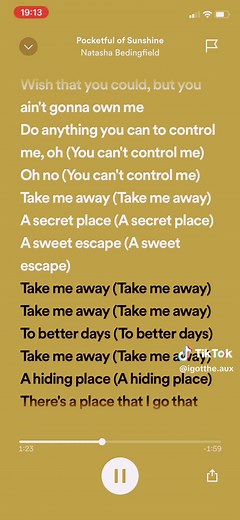 Natasha Bedingfield - Pocket Full Of Sunshine | Song of the Day
