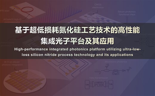 基于超低损耗氮化硅工艺技术的高性能集成光子平台及其应用