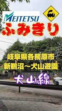🚦路線最後の踏切を赤い電車が通過！🚃 名鉄犬山線・岐阜県各務原市#踏切 #名鉄犬山線 #名鉄 #赤い電車 #電車 #鉄道 #各務原市 #岐阜県 #train #railway #shorts